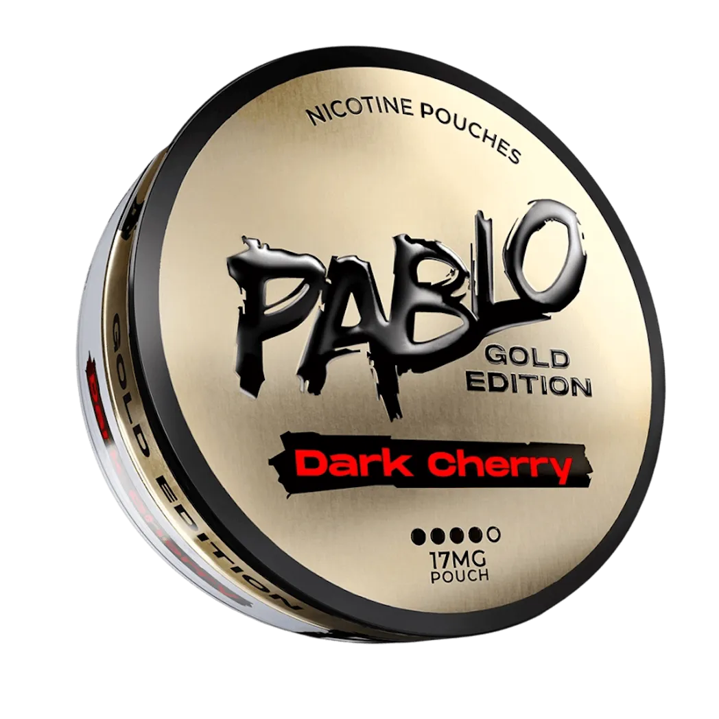 pablo-gold-edition-dark-cherry.webp PABLO Gold Dark Cherry 17 mg - Image 1